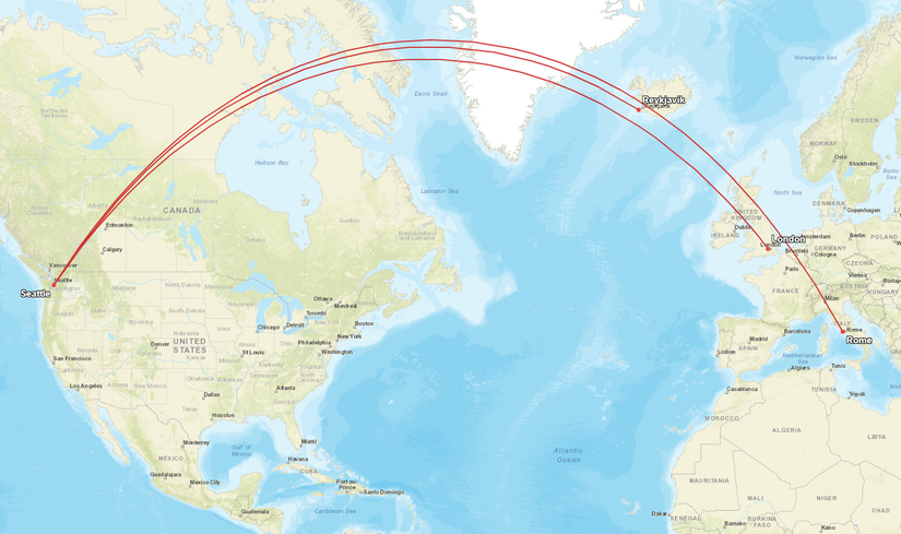 Alaska Airlines Europe Routes