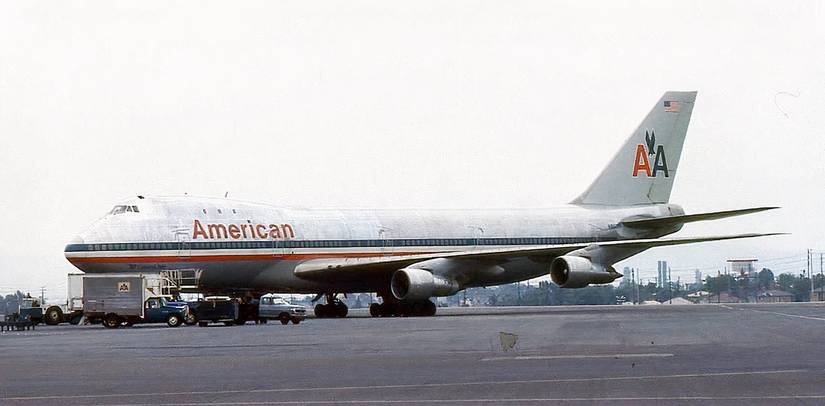 American Airlines Boeing 747-100 Parked