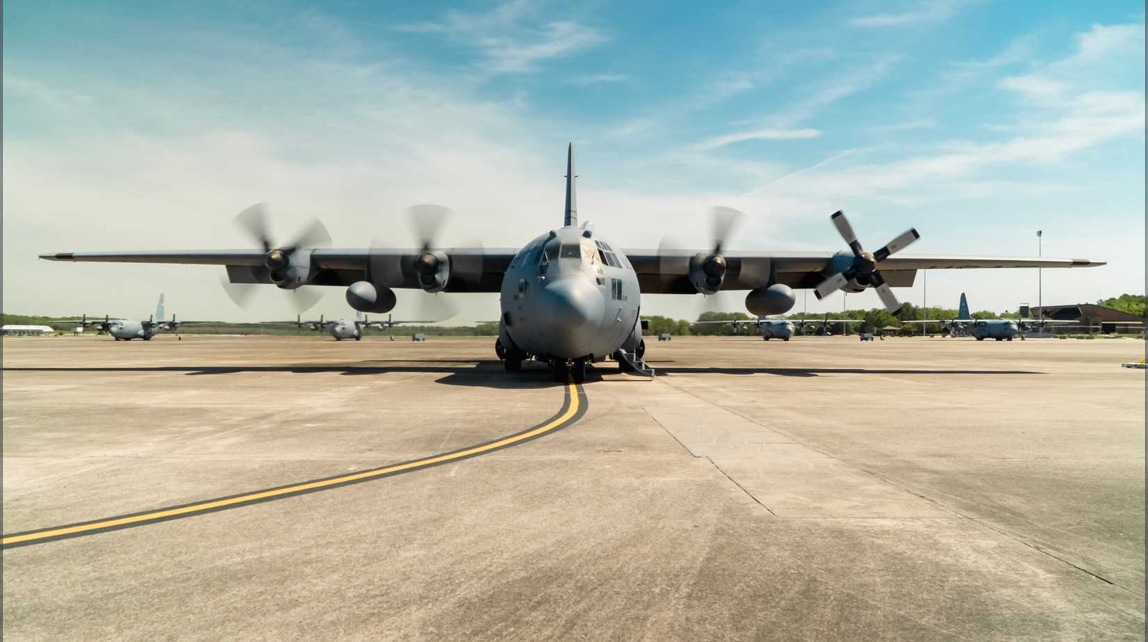 Arkansas National Guard C-130H crew from the 189th Airlift Wing from Little Rock Air Force Base.