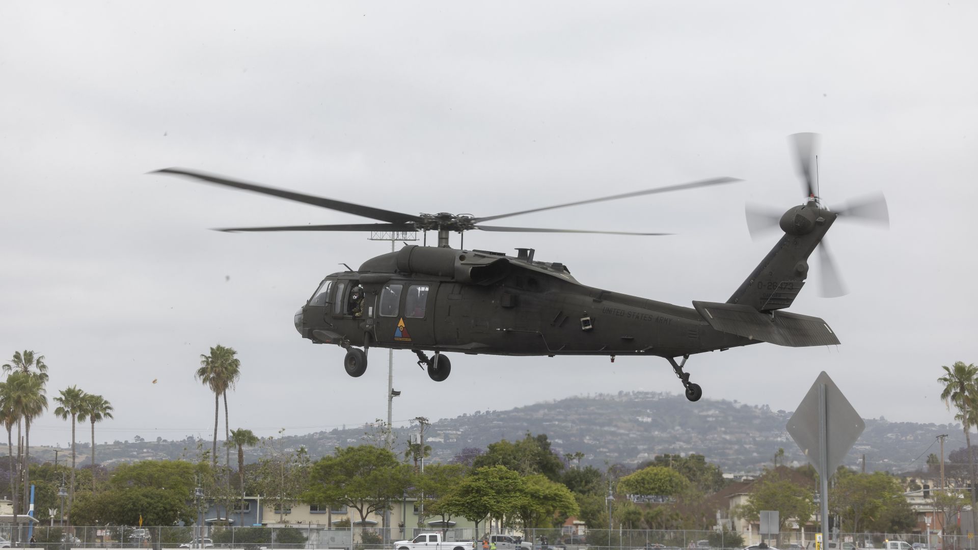 Narrow Escape Over Orange County