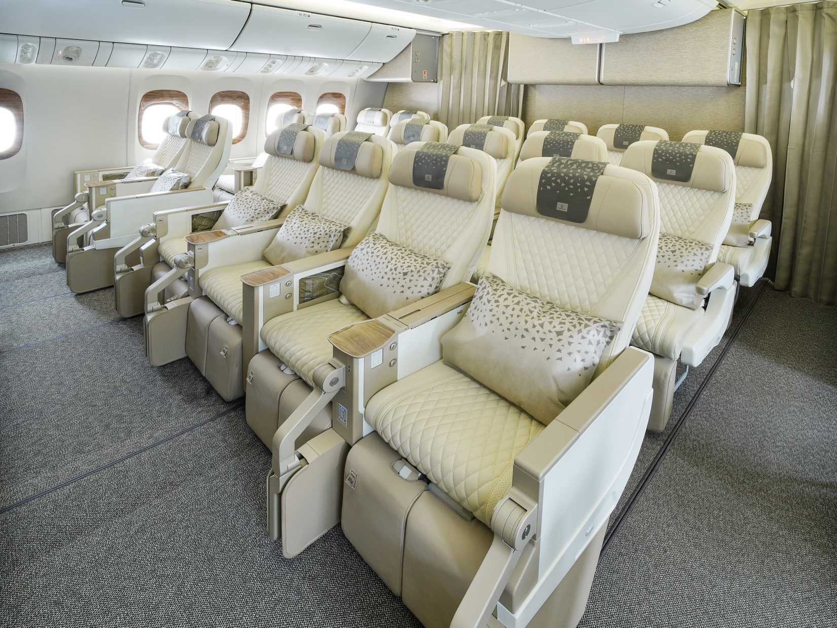 Premium economy on retrofitted Emirates 777-300ER