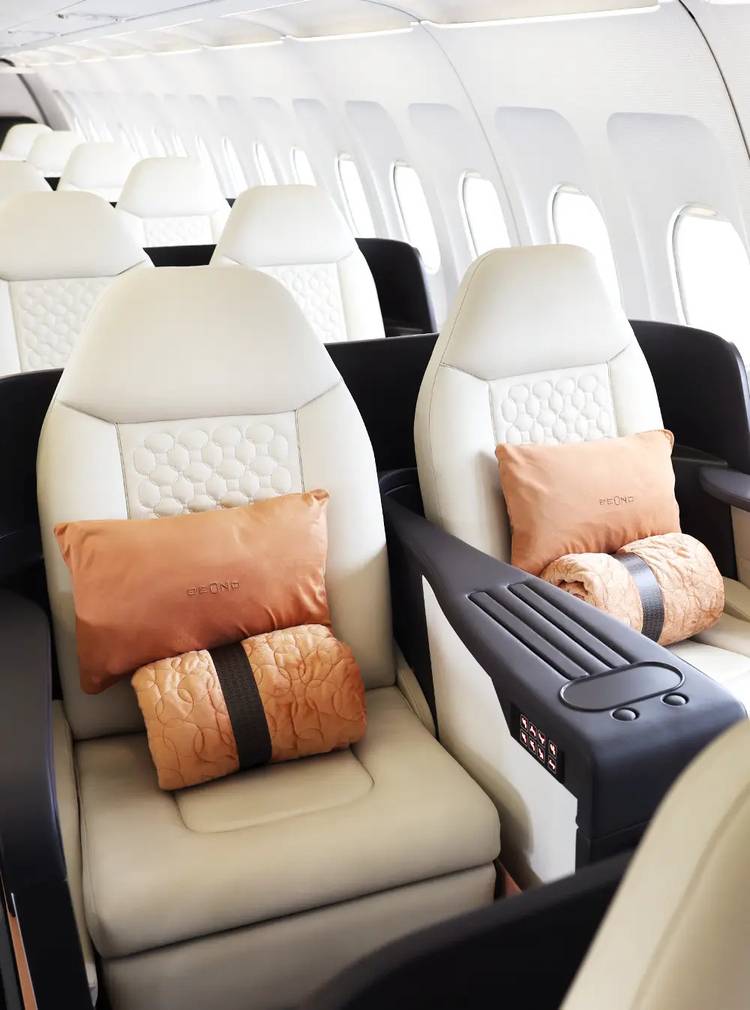 Beond Airlines business class seat