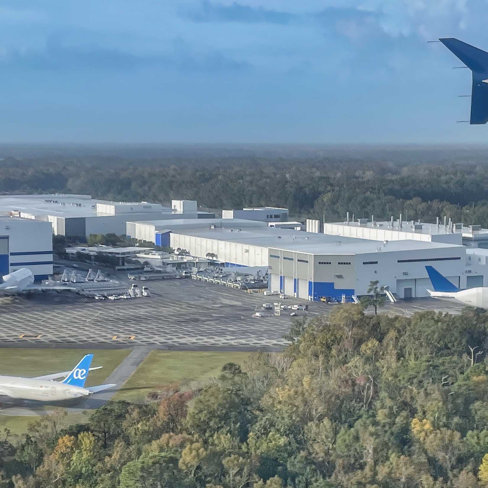 Boeing 787 facility in Charleston CHS