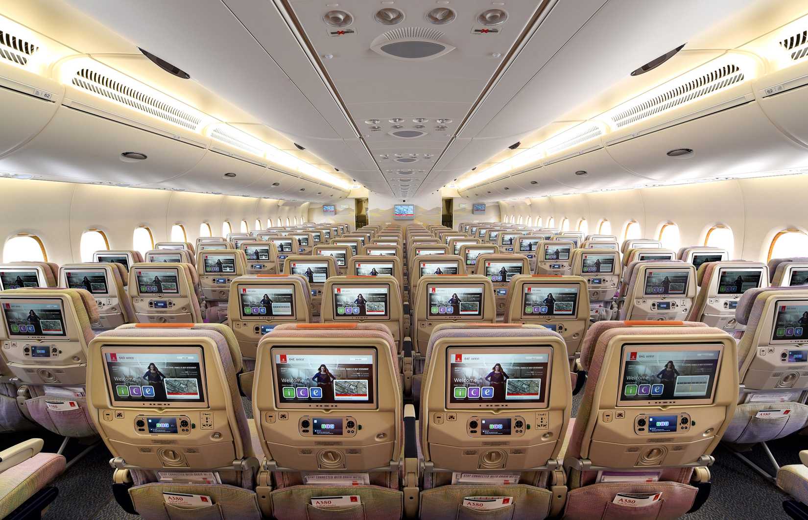 Emirates Economy Cabin