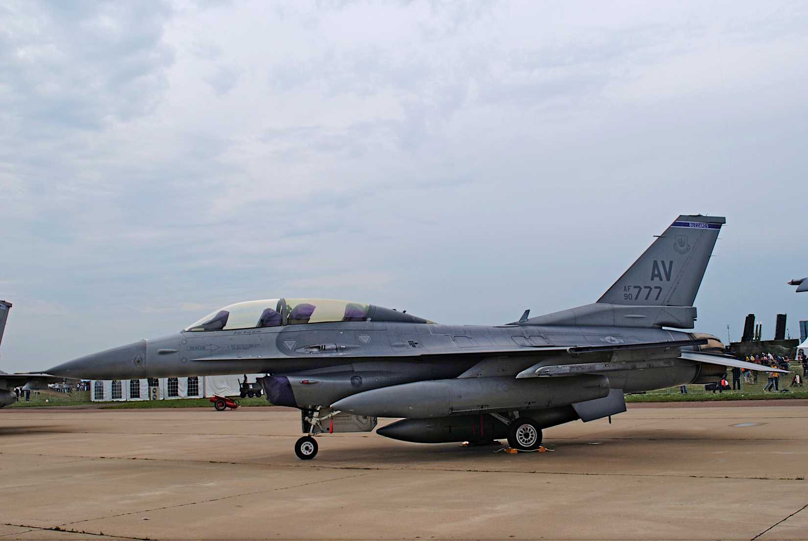 USAF Lockheed Martin F-16 in static display at MAKS 2011, Zhukovsky,Russia