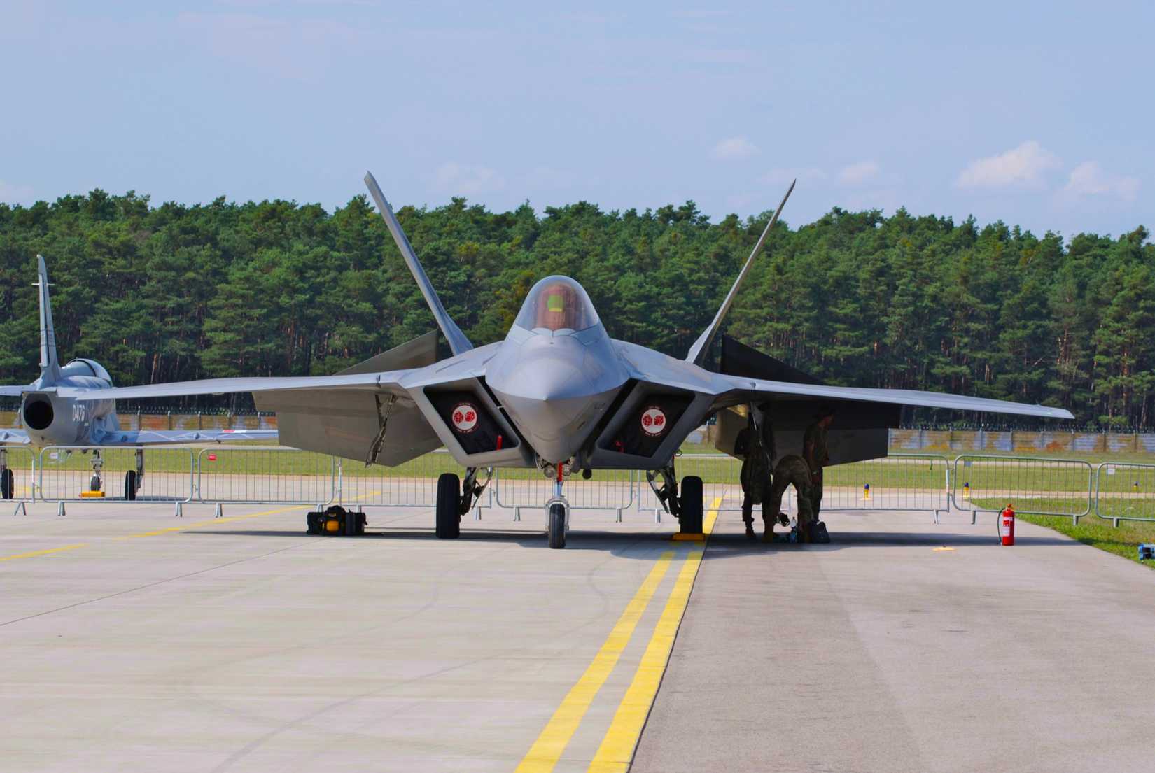 Lockheed Martin F-22 Raptor at SIAF, Slovakia, 2022