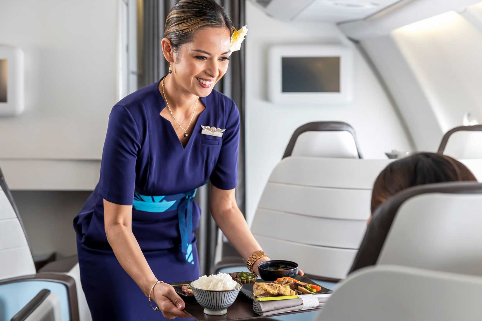 Hawaiian Airlines new in flight menu