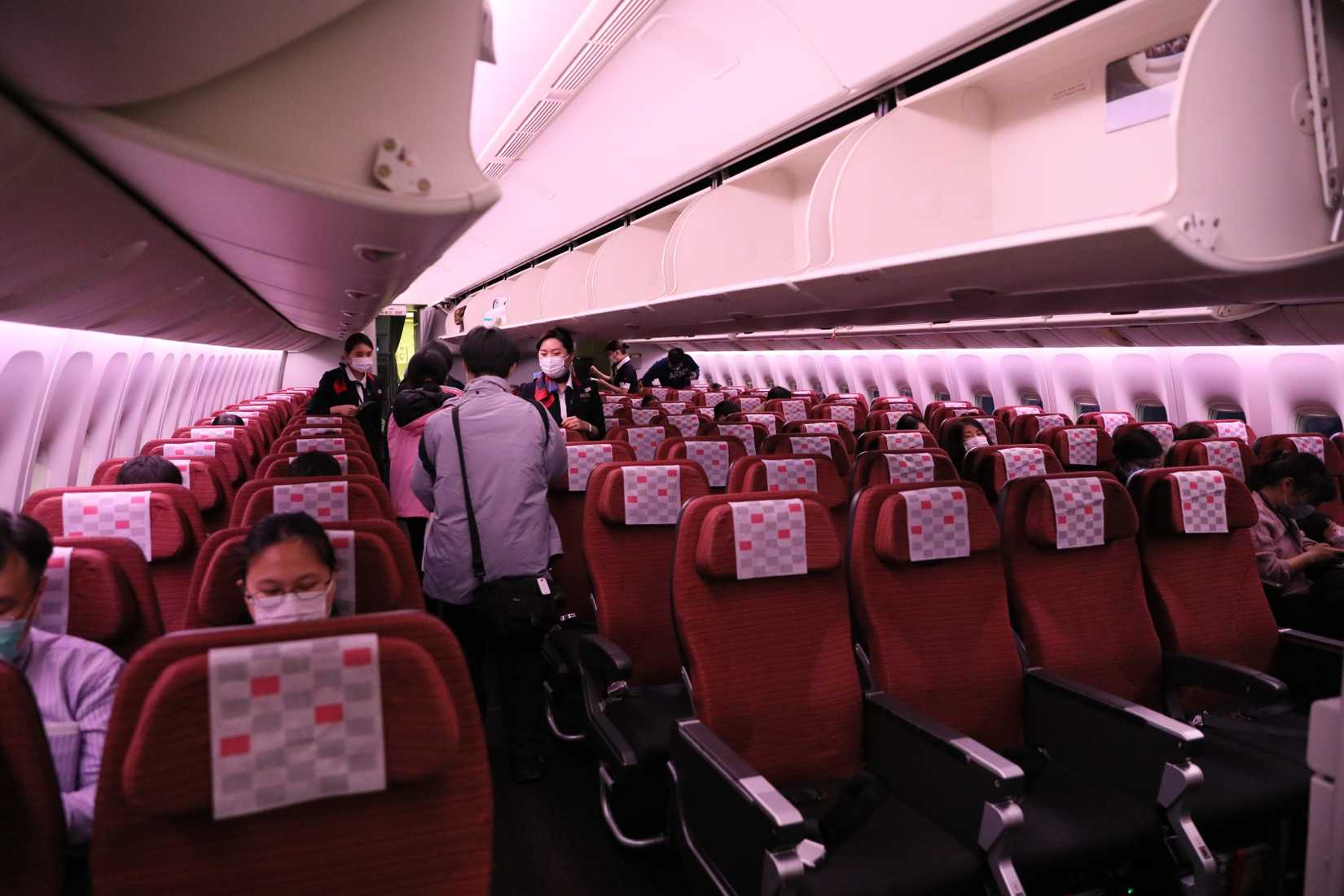 Japan Airlines Economy Cabin