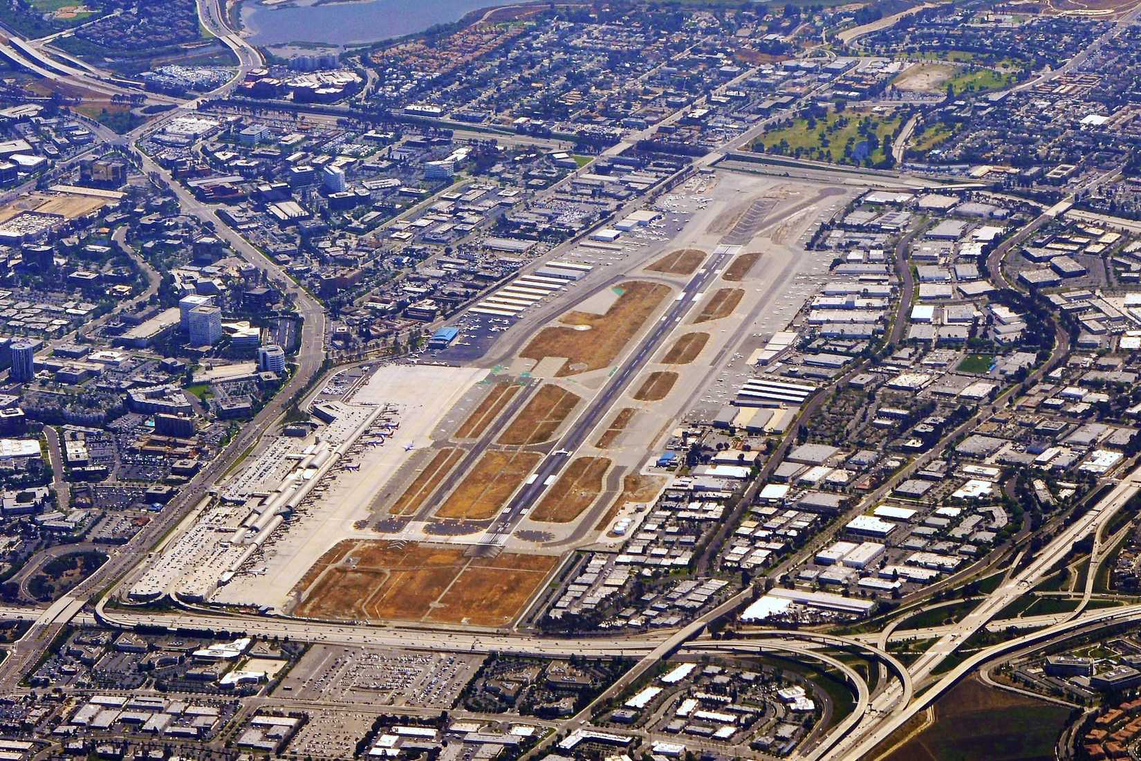John Wayne Airport from the air