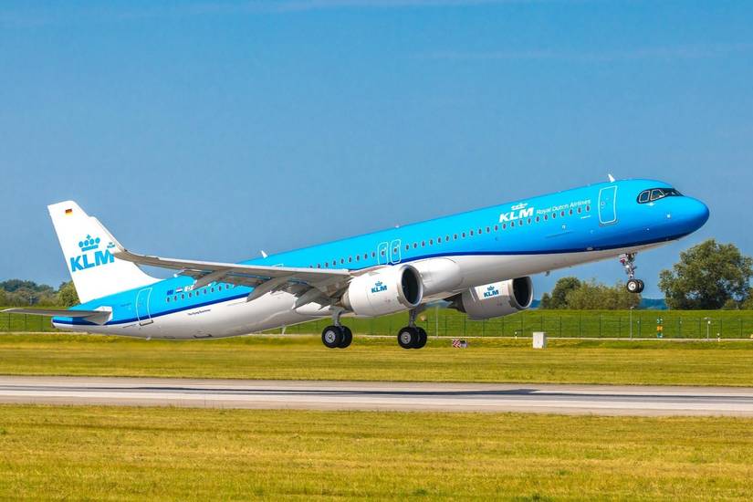 KLM Airbus A321neo first flight