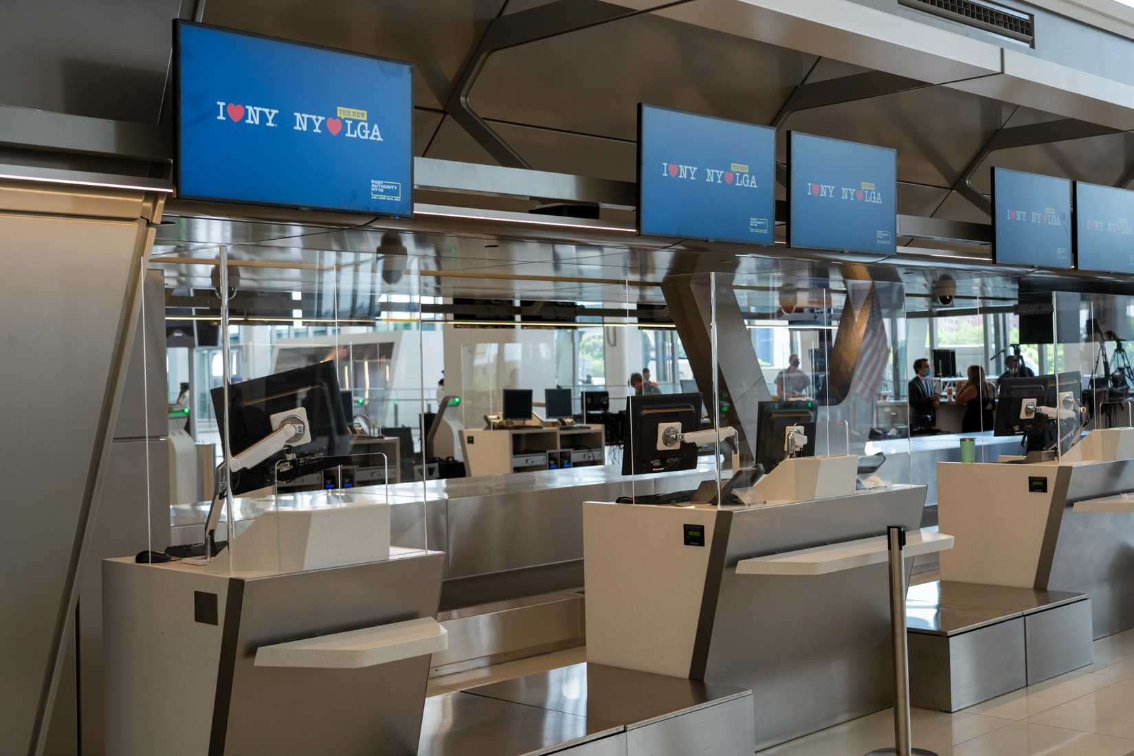 LaGuardia Airport Check in counters