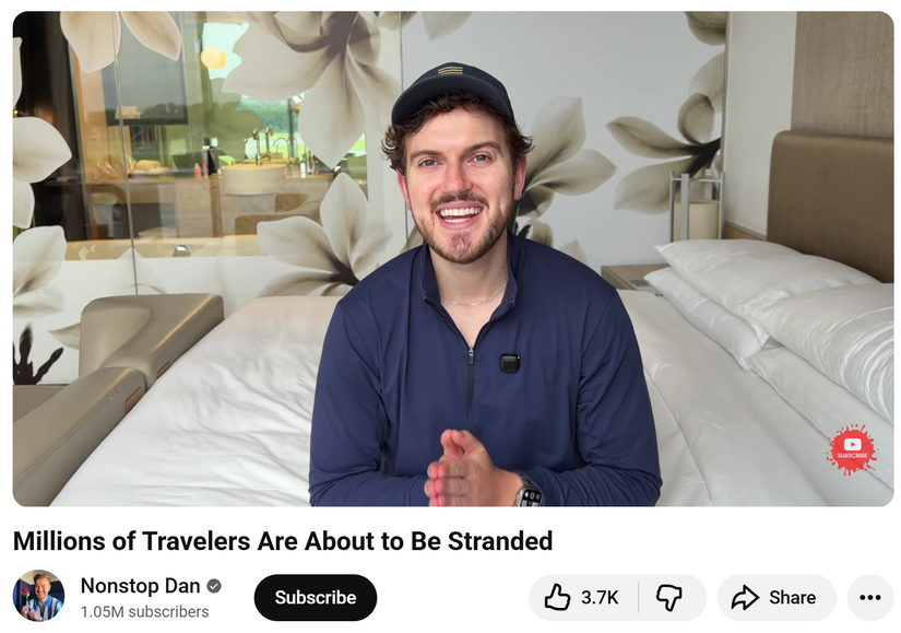 nonstop dan youtube video