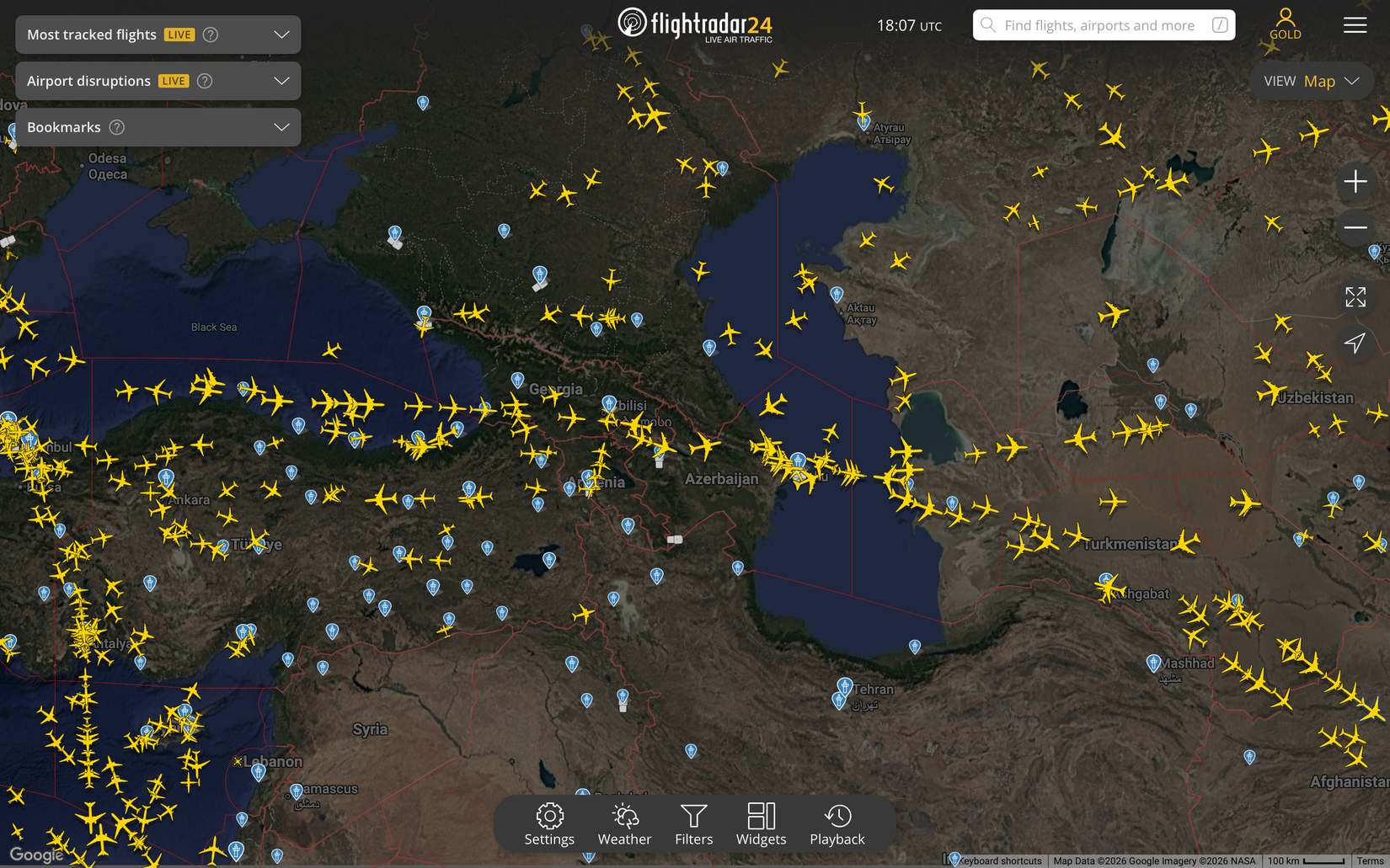 Azerbaijan Airspace 