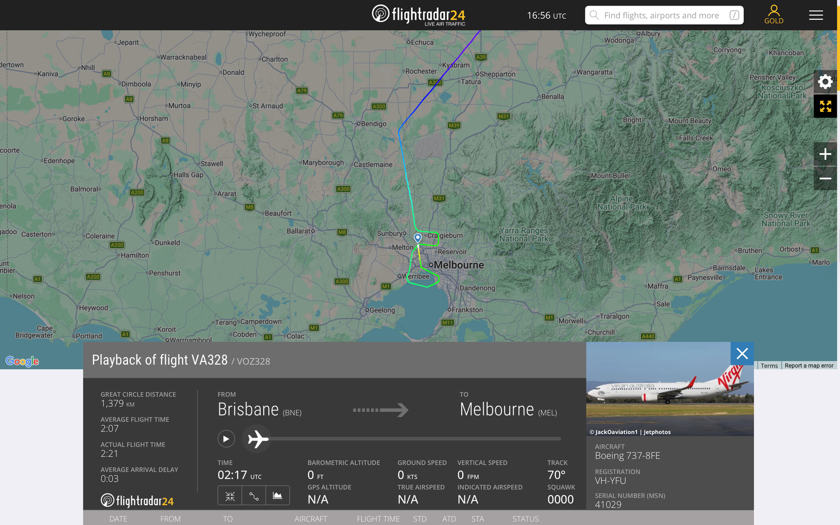 Virgin Atlantic Cabin Fire Flightradar24