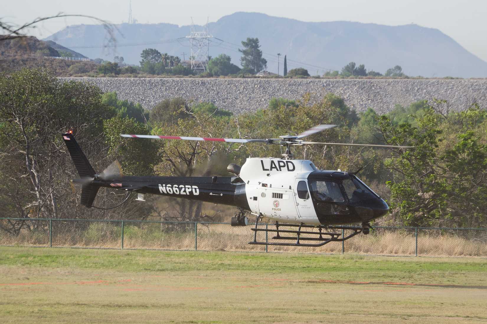 LAPD Helicopter Closeup