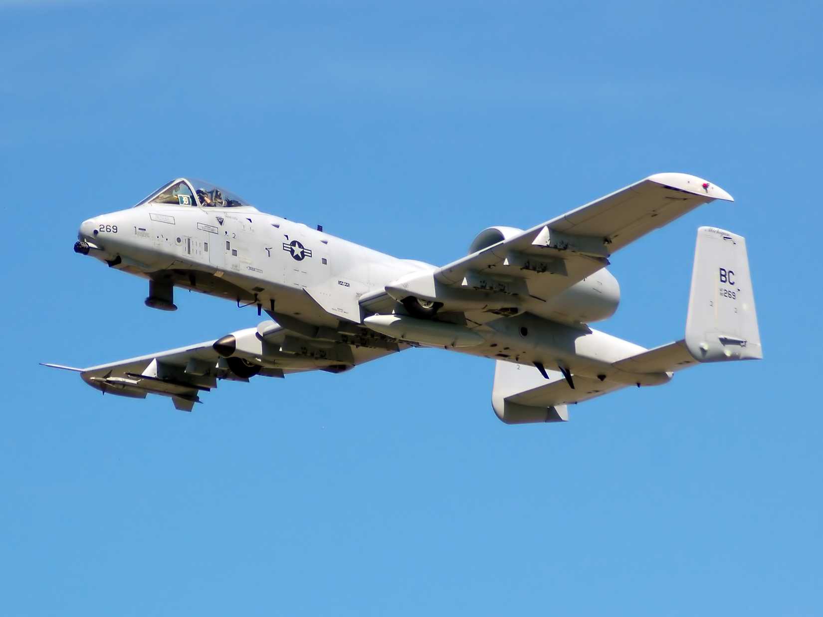 An A-10 Warthog In The Skies