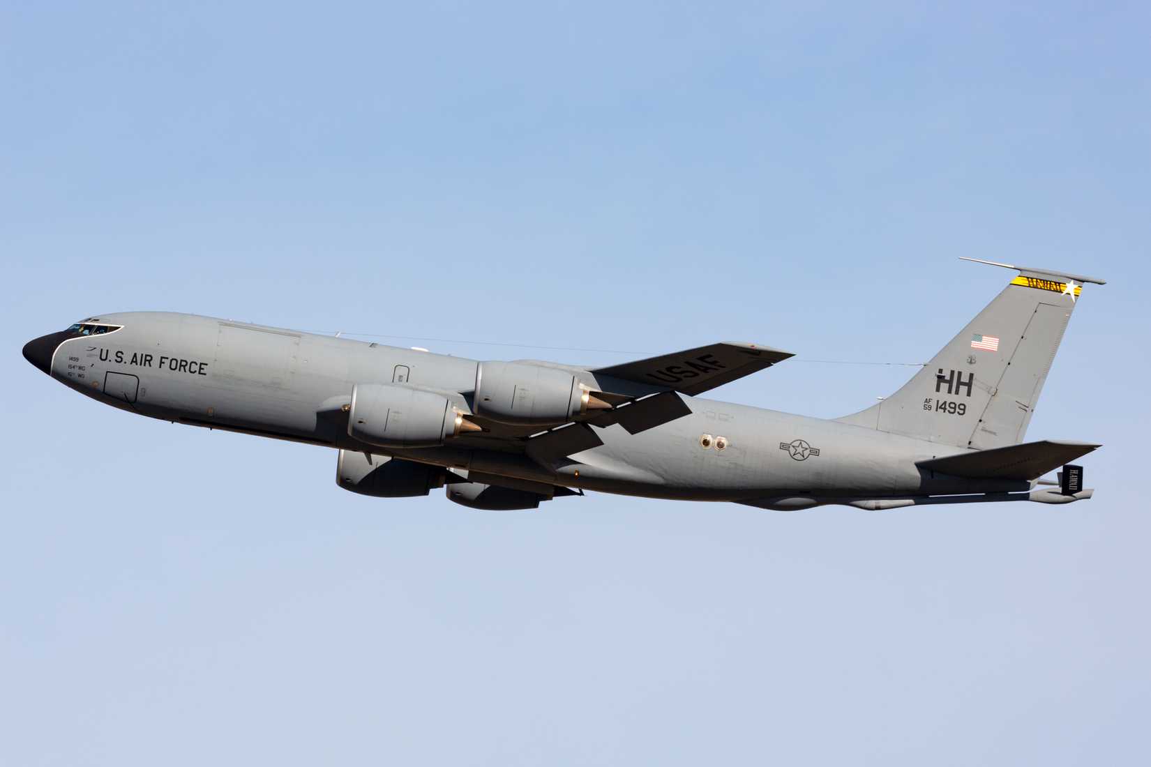 USAF Boeing KC-135 Stratotanker In Flight