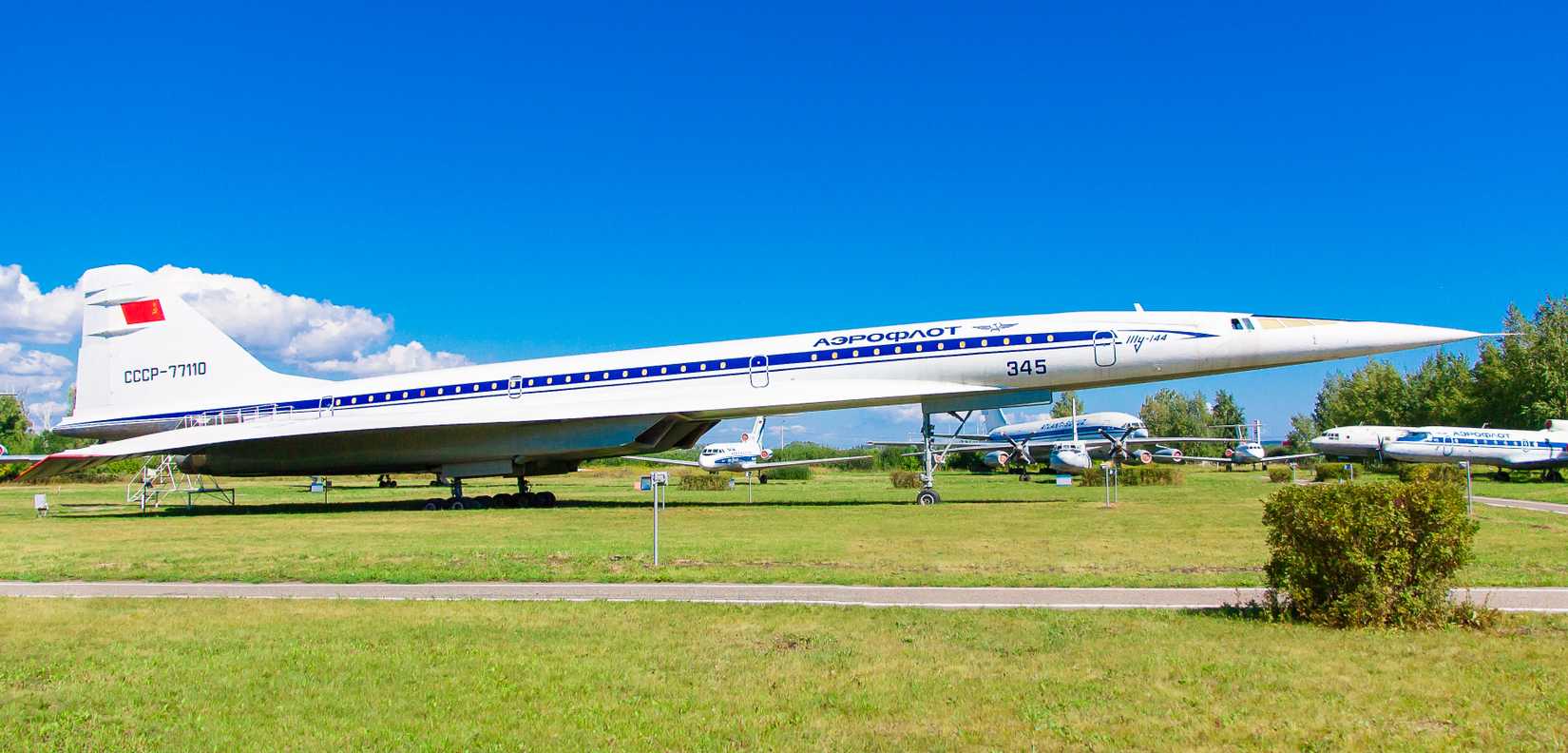 Tupolev Tu-144 On Display