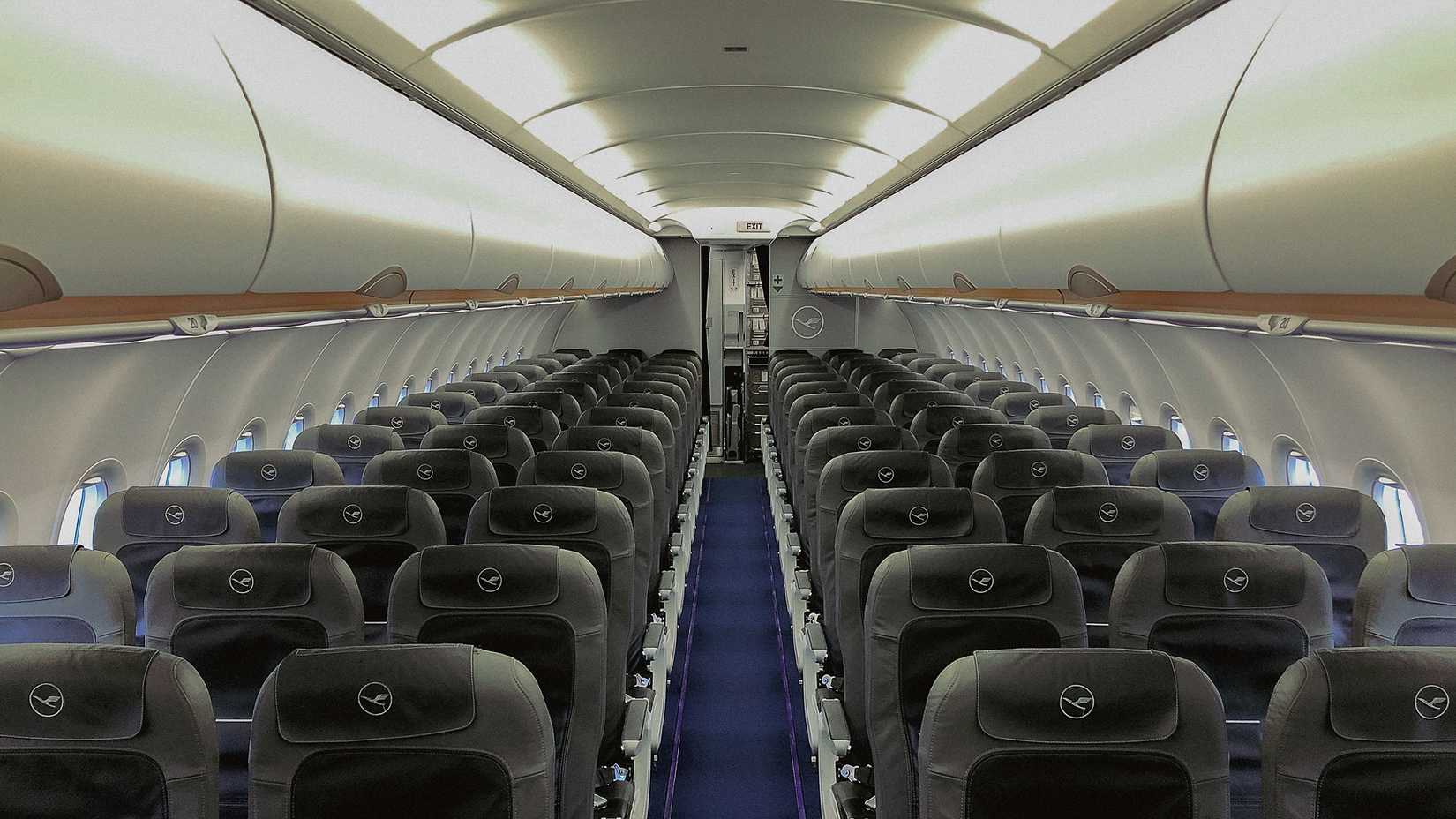 lufthansa airbus a320neo economy cabin interior
