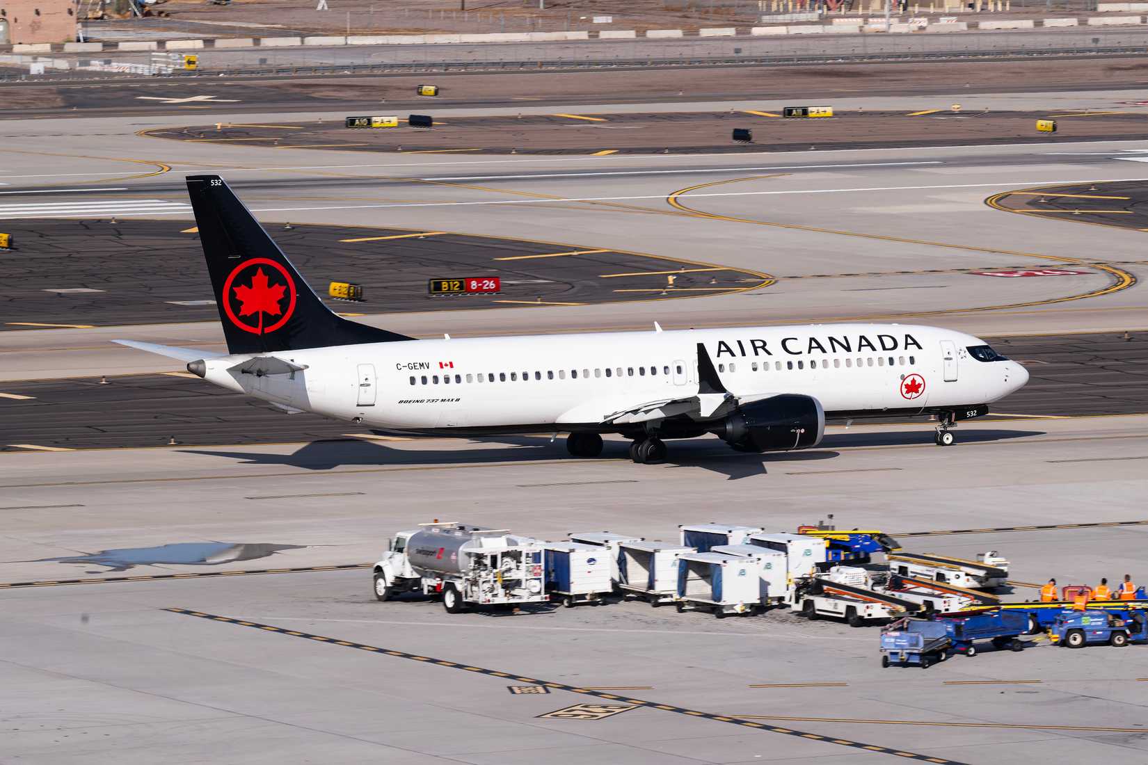 Air Canada Boeing 737 MAX Taxiing