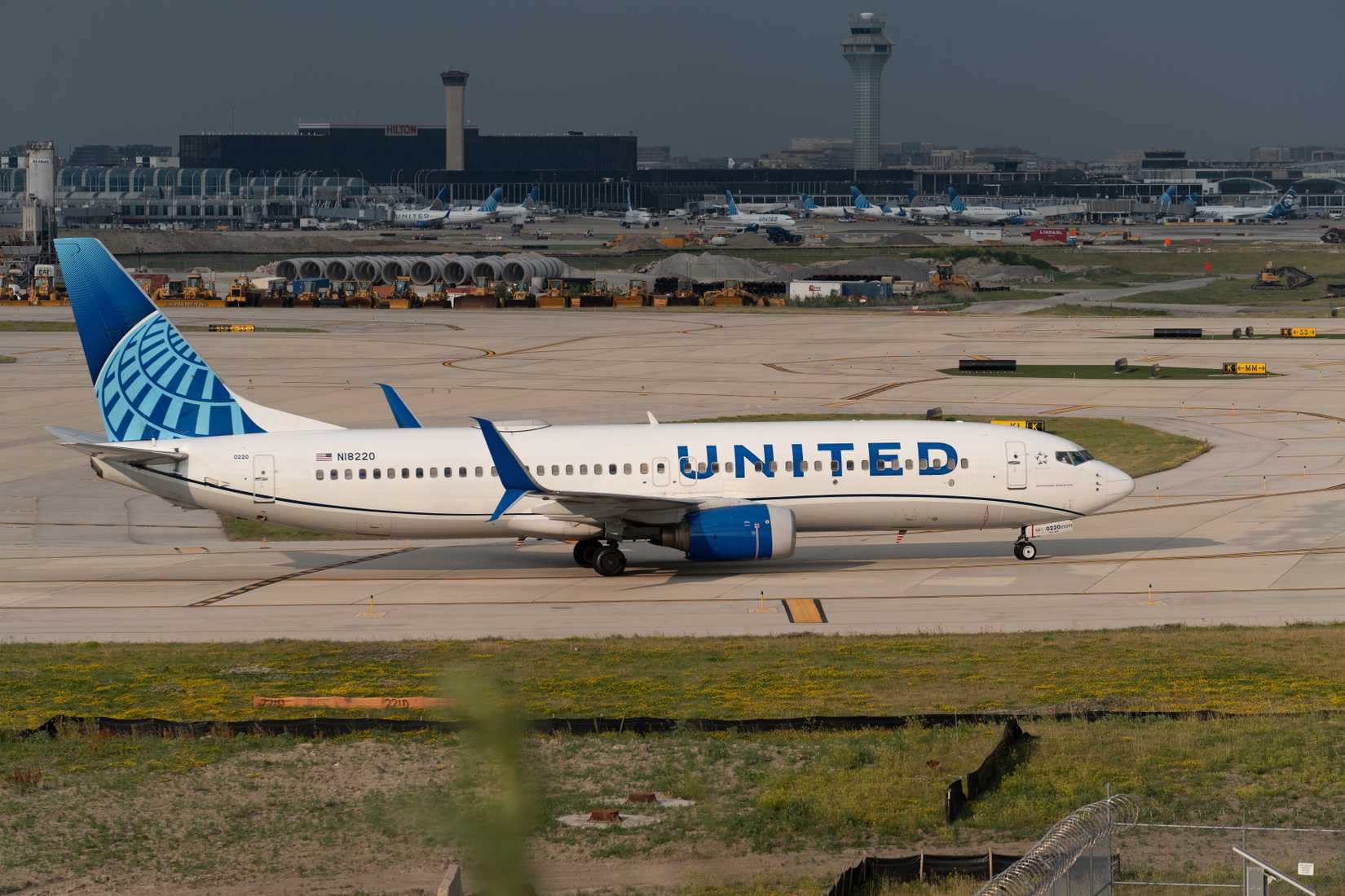 United 737 In Chicago