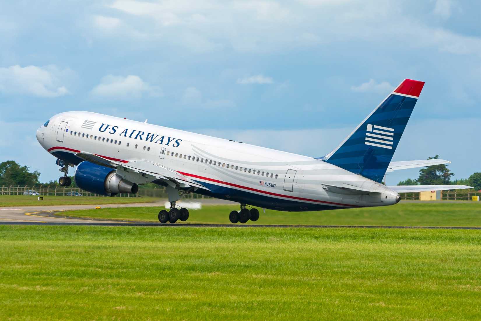 US Airways Boeing 767-200ER Taking Off