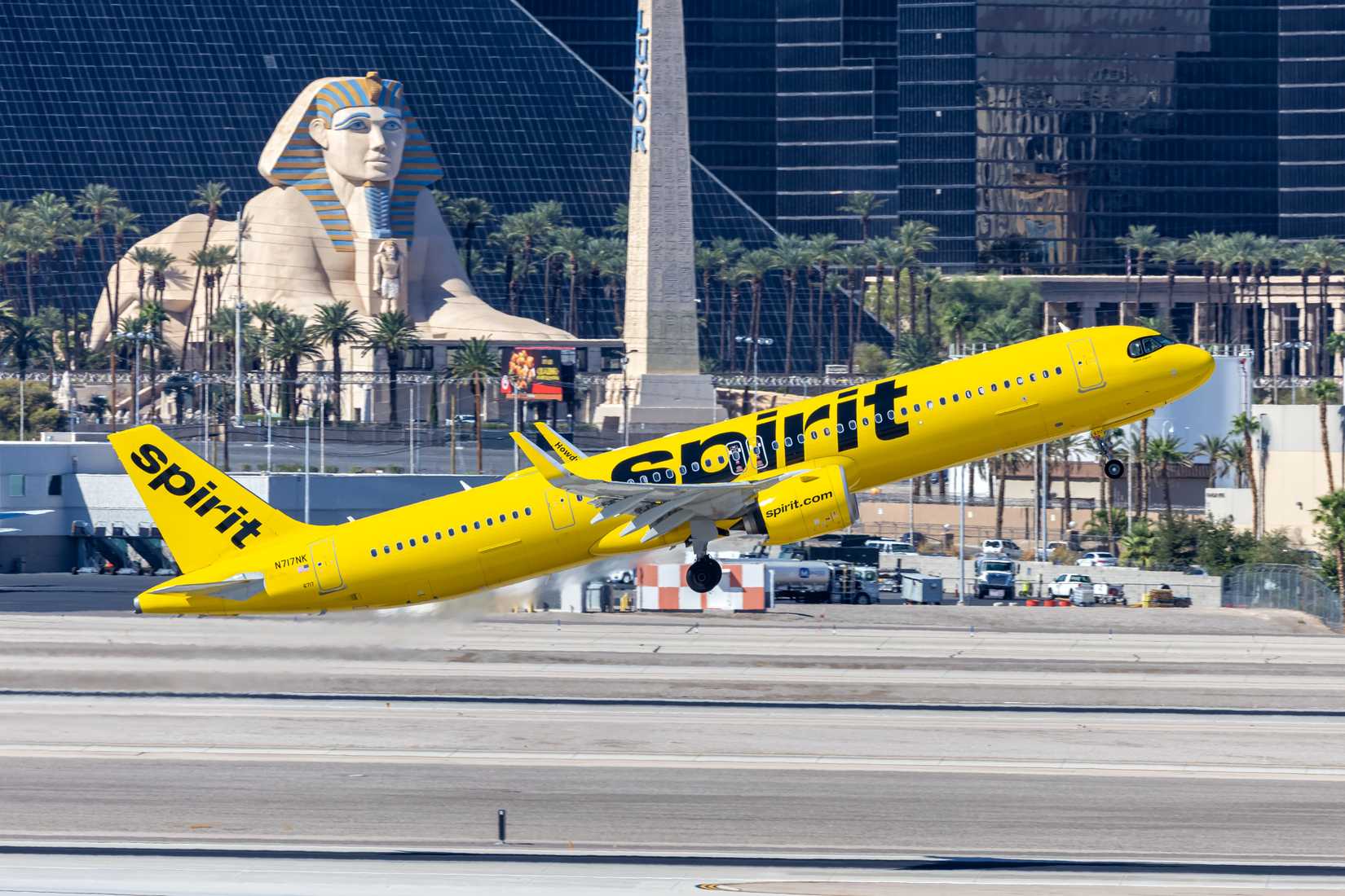 Spirit A321neo Departing Las Vegas