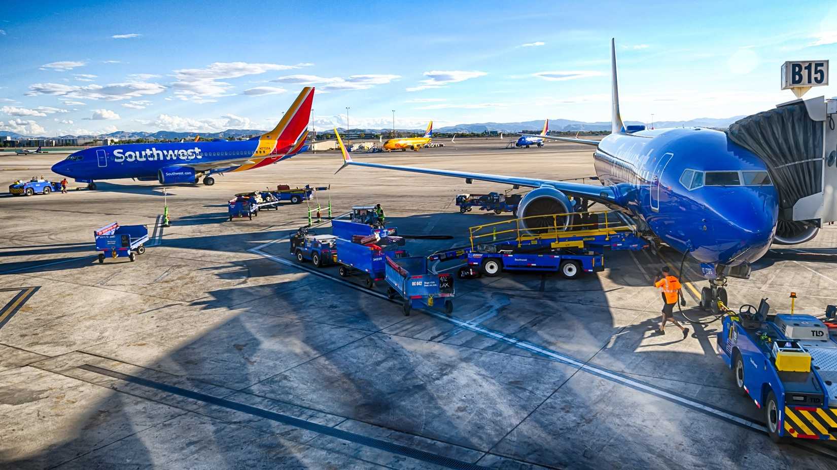 Southwest Airlines 737 MAX 8 at gate