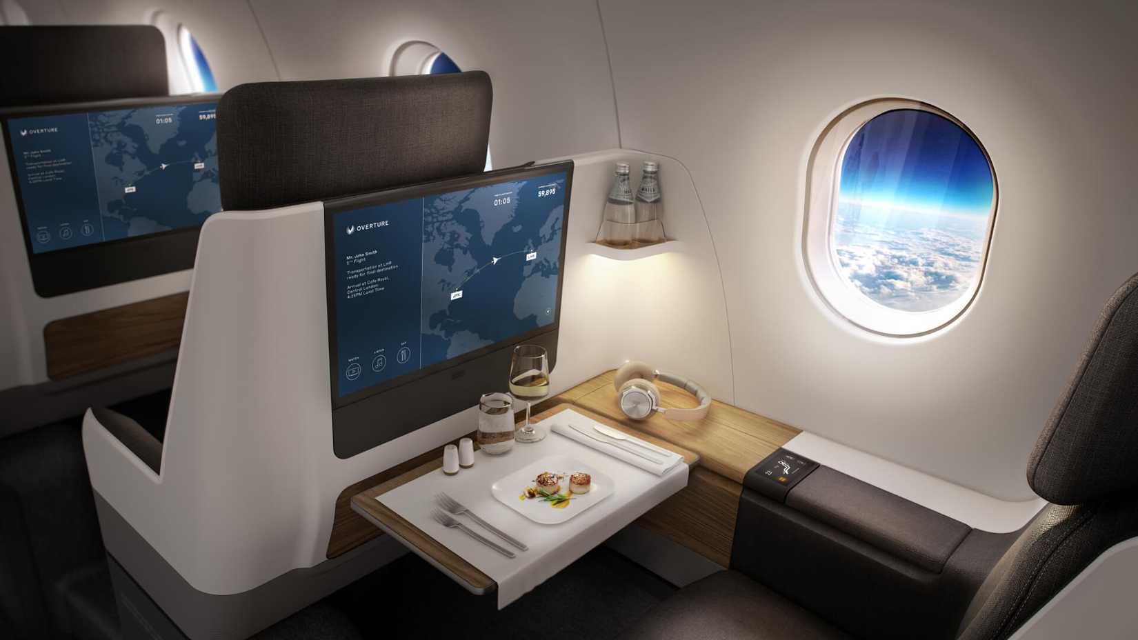 United Airlines Boom Supersonic Seat