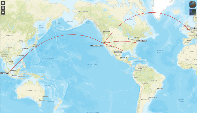 United Elevated 787 Routes