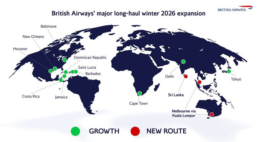British Airways 2026 global expansion 