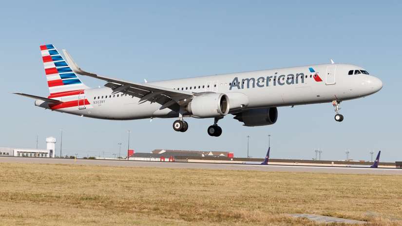 American Airlines A321XLR Landing