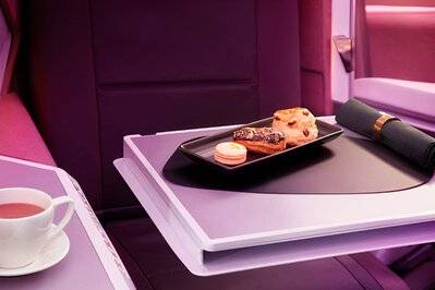 VAA A350 Upper Seat Afternoon Tea
