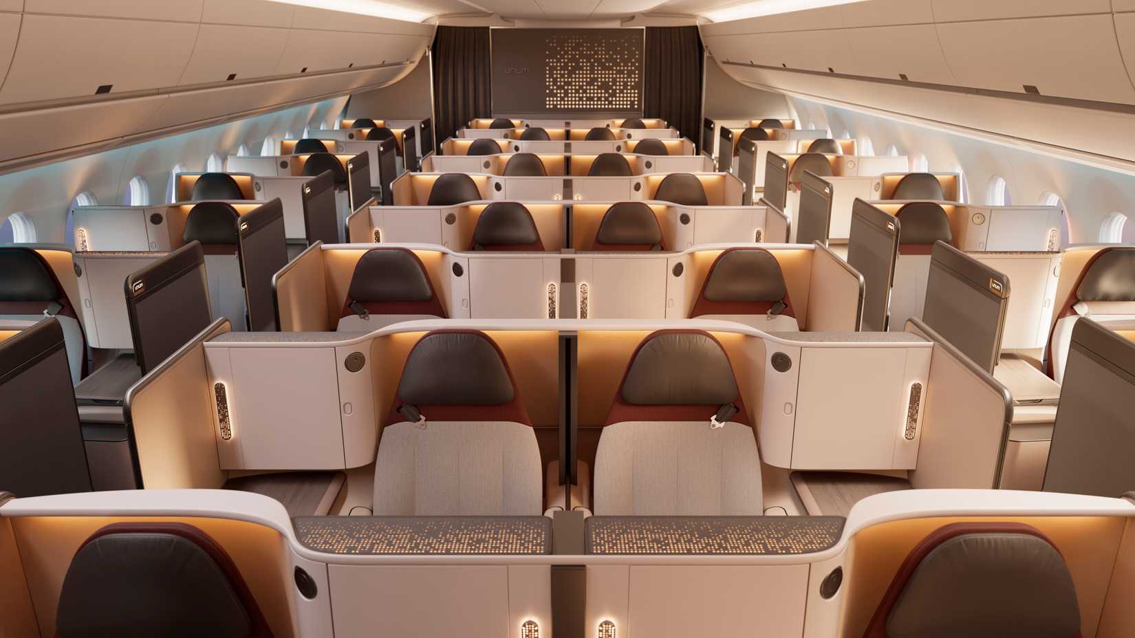 Unum Aircraft Seating Unum Two Rendering