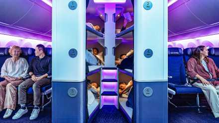 Air New Zealand Bunk Bed Image
