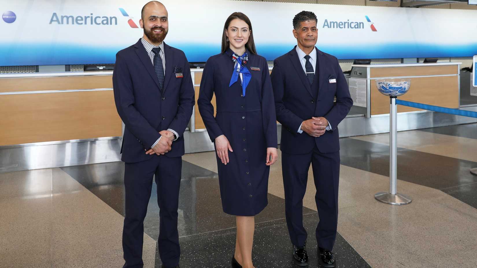 American Airlines check in agents