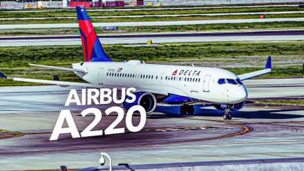 741 - Delta Air Lines Airbus A220 -HarrisonKim1 _ Shutterstock