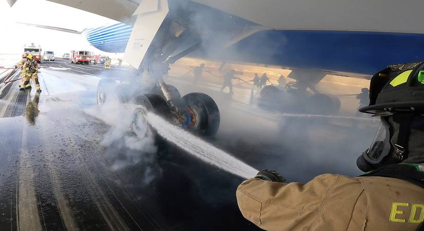 Boeing 777-9 Brake Test