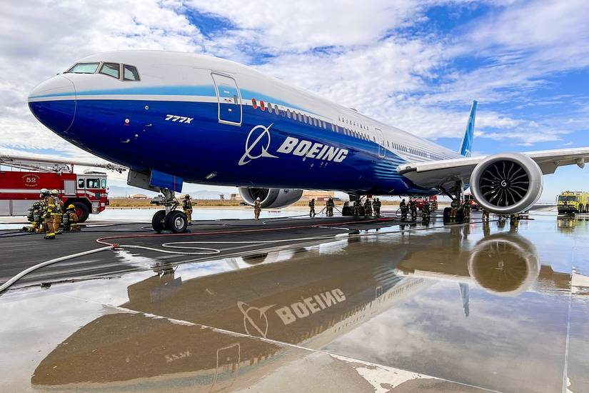 Boeing 777X brake testing