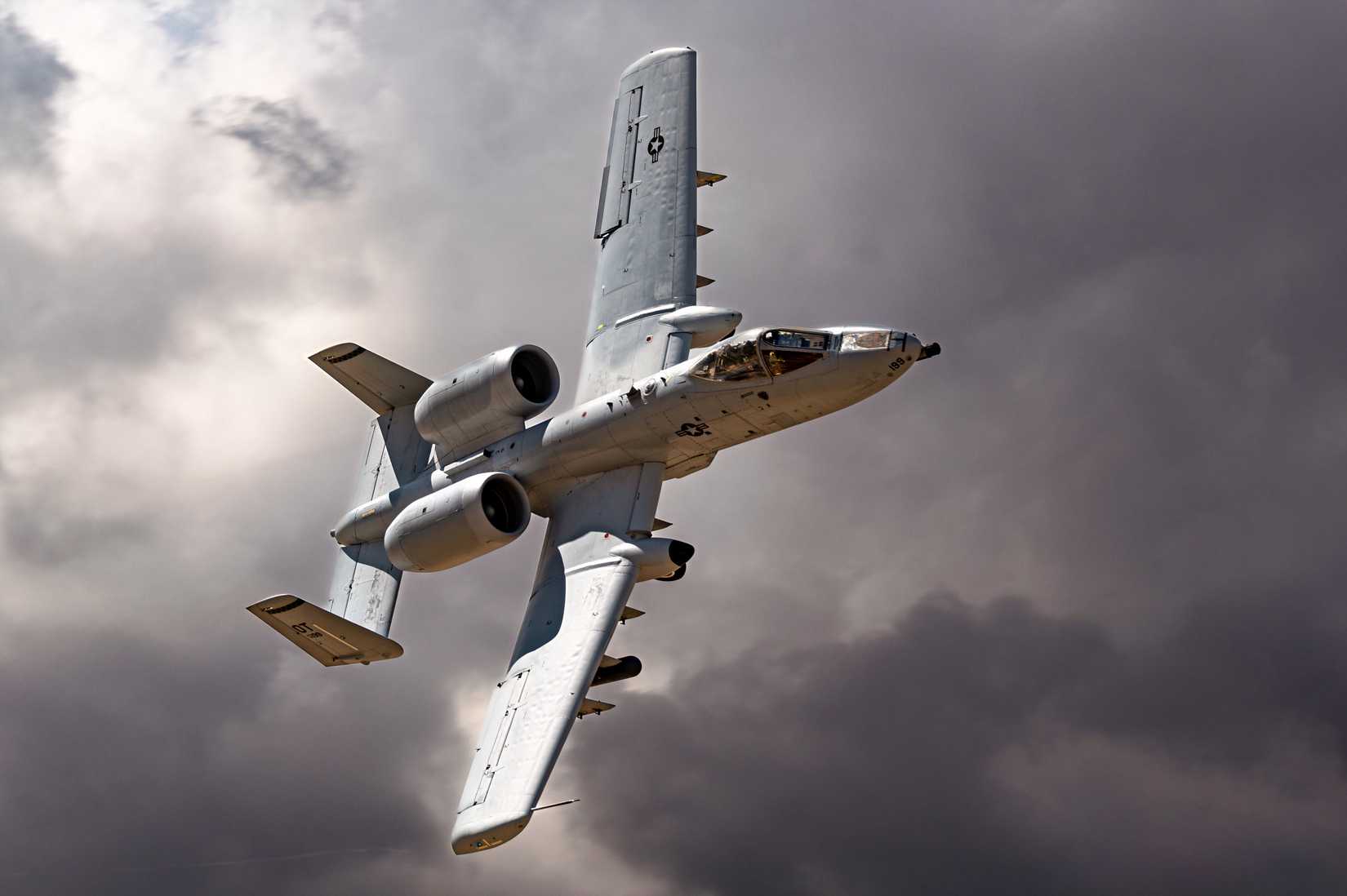A-10 flying