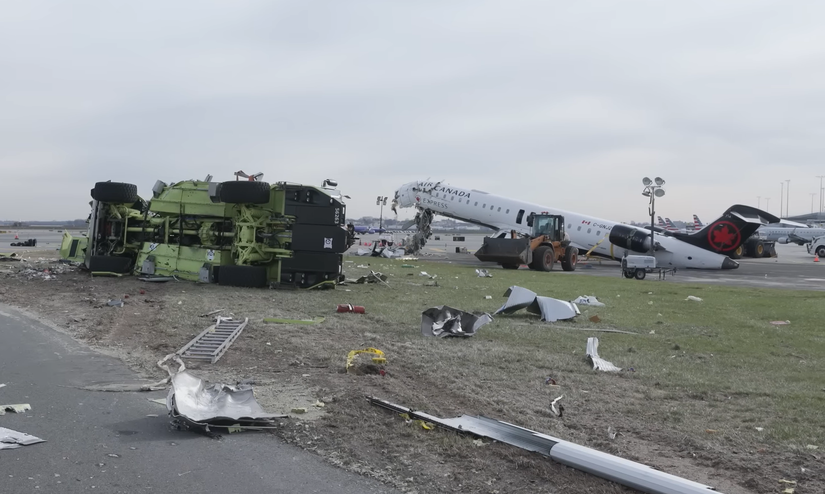 AC8646 Crash Wreckage