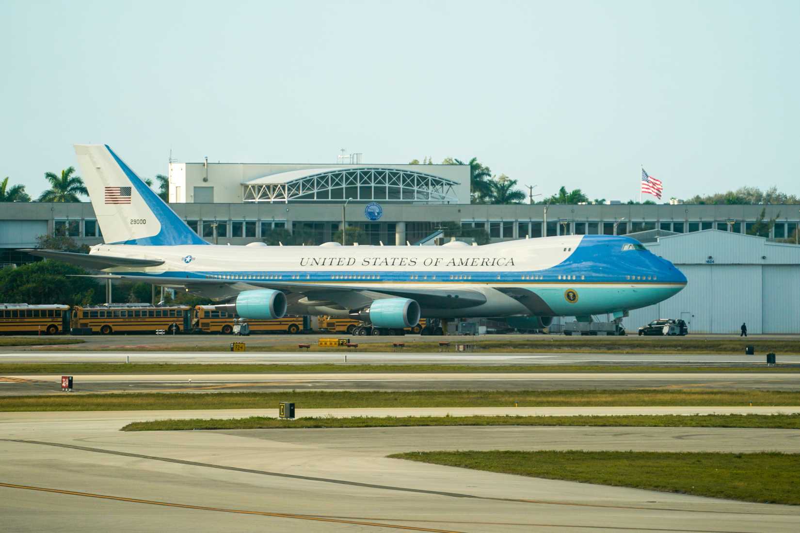 Air Force One at Palm Beach Airport PBI