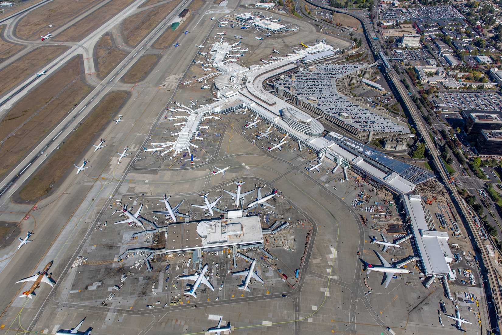 Seattle Airport Aerial View