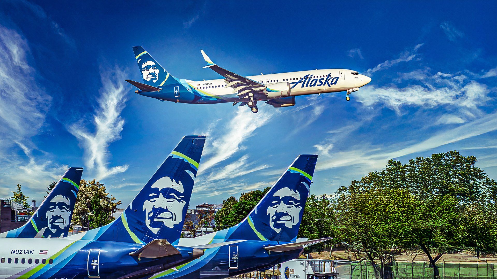 Alaska Airlines Boeing 737 MAX 8 custom thumbnail