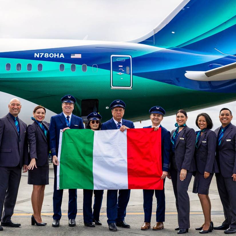 Alaska Airlines Rome launch