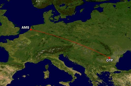 ams-otp flight map