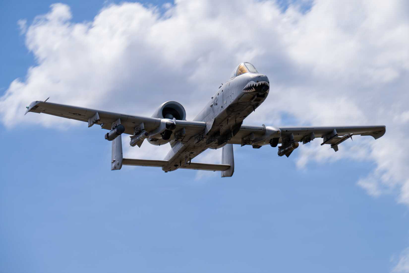 An A-10C Thunderbolt II assigned to the 74th Fighter Squadron flies over Moody Air Force Base, Georgia, Mar. 4, 2026.
