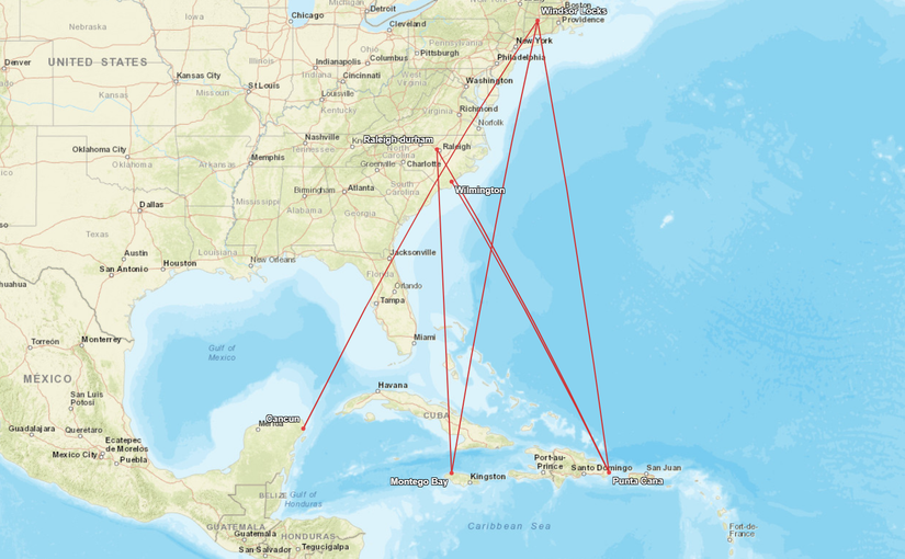 Avelo International Network 2025