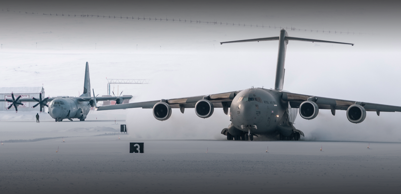 C-17 & C-130 In Snow