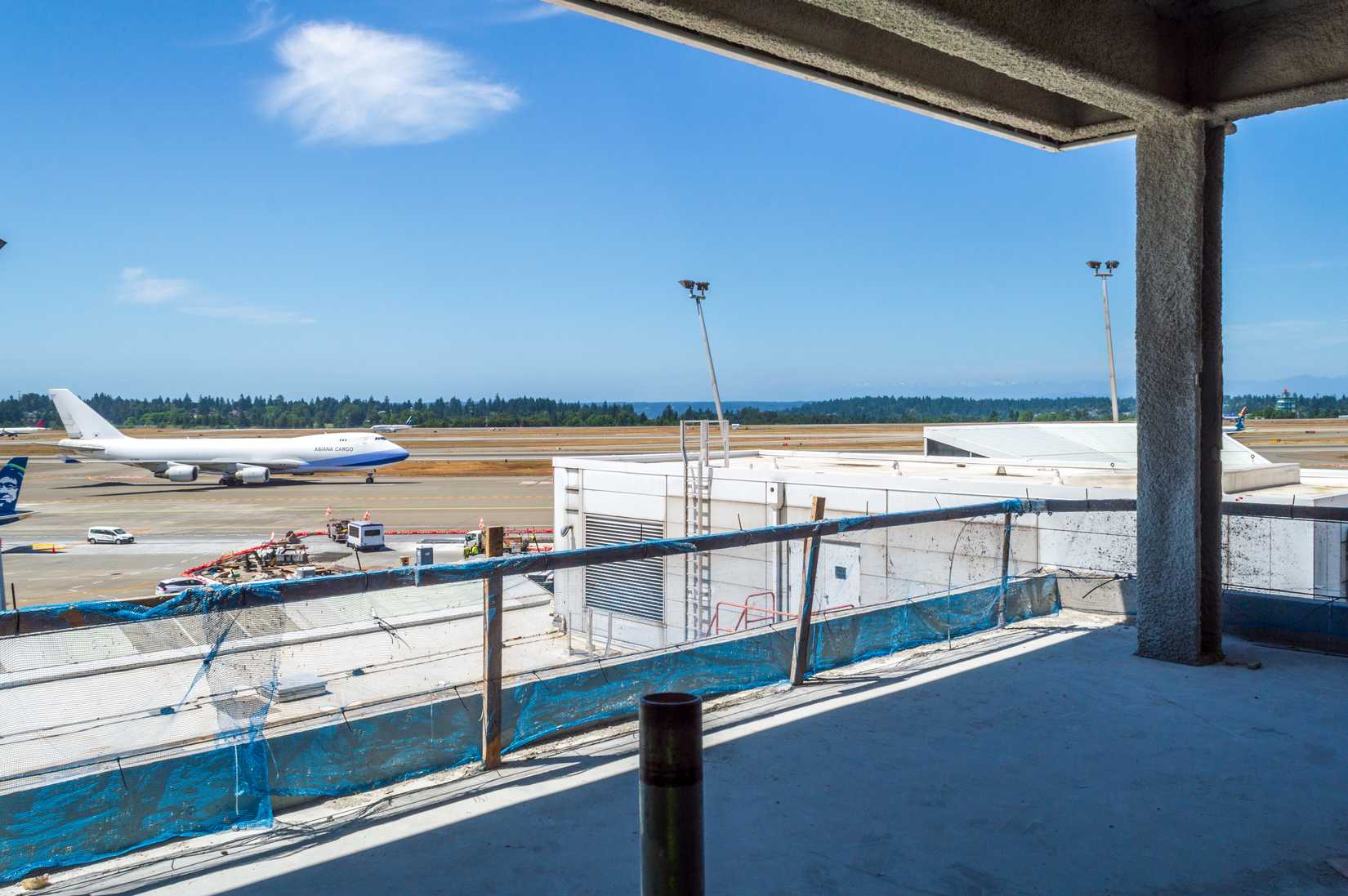 Seattle Airport Concourse C View
